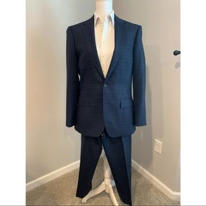 Navy J Crew Ludlow Suit 38S with 30x28 pants